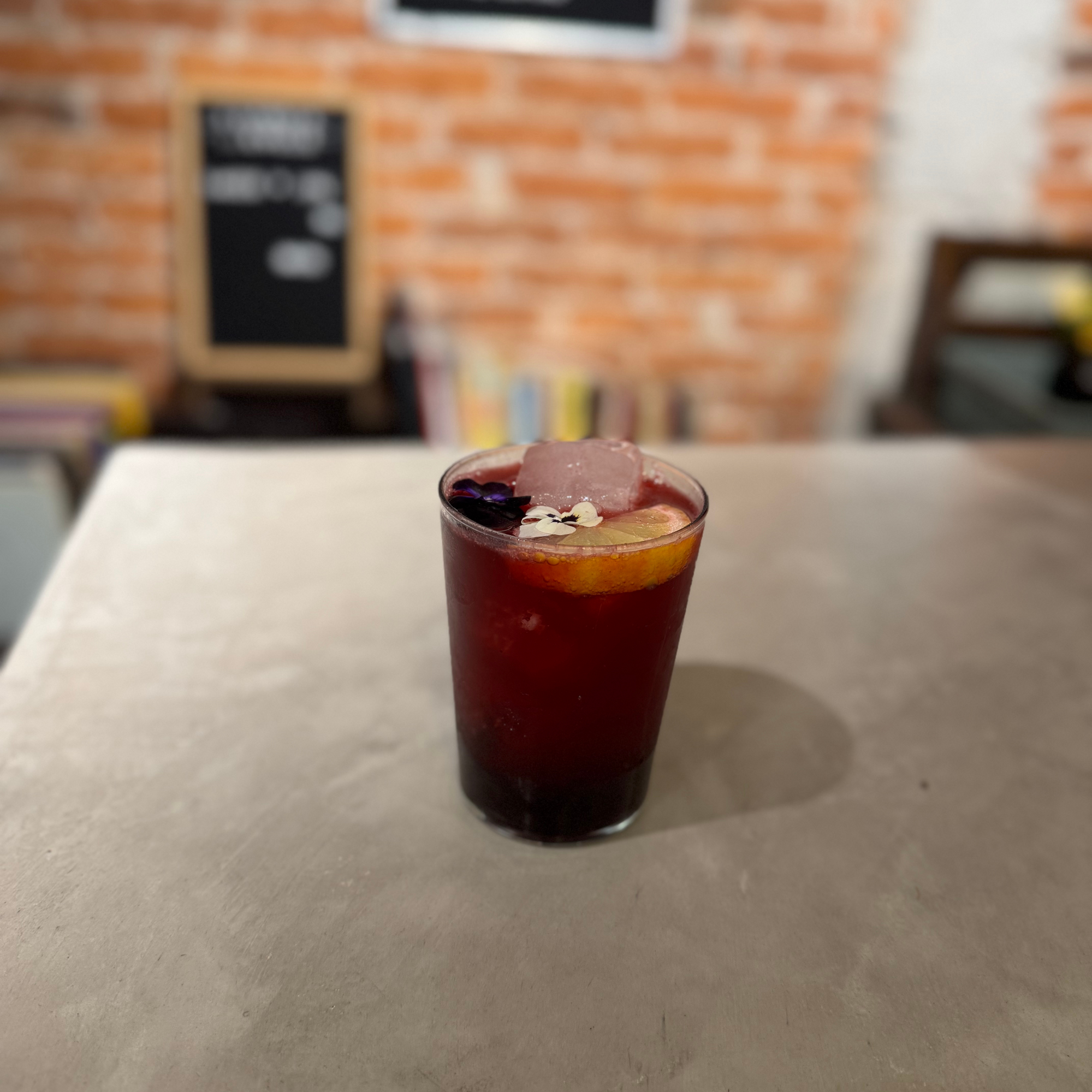 Limonada de blueberry