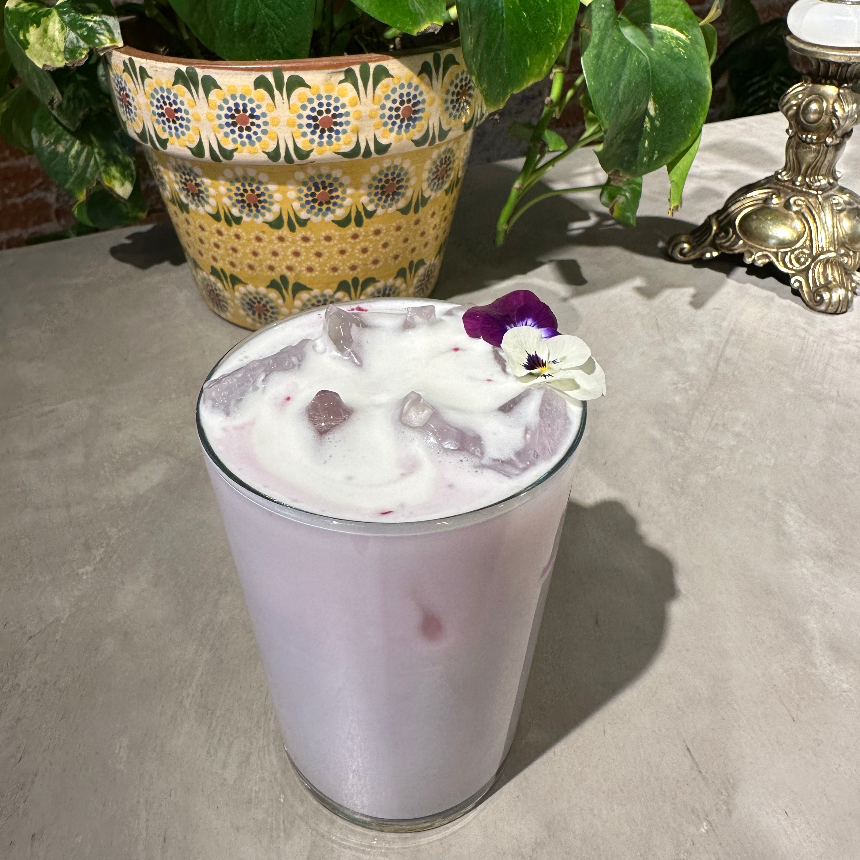 Taro latte